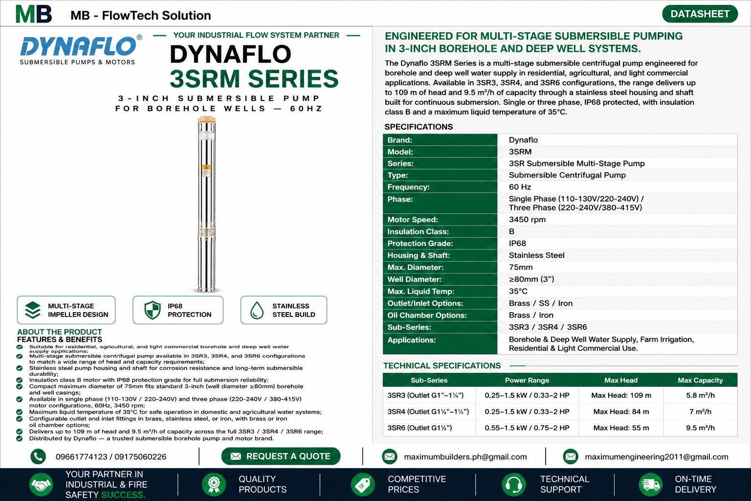 3SRM Series 3" Borehole Brochure