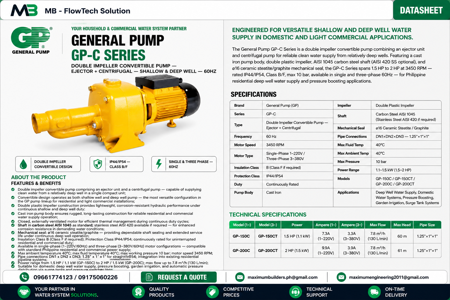 GP-C Series Brochure