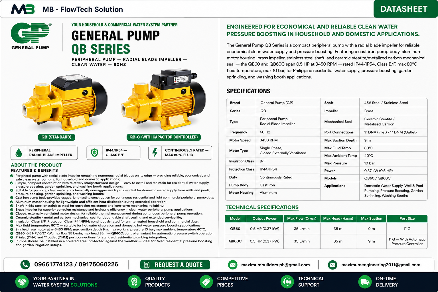 QB Series Brochure